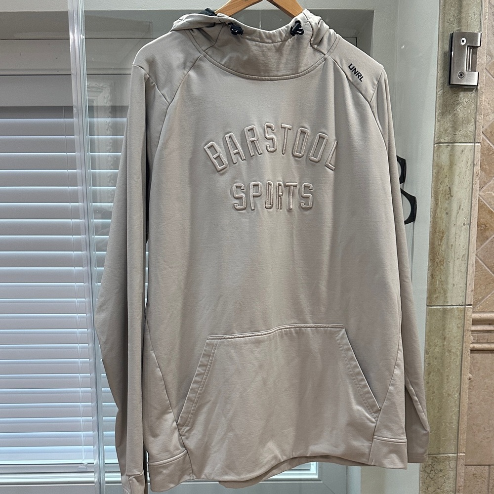 UNRL Barstool Sports Beige Hoodie